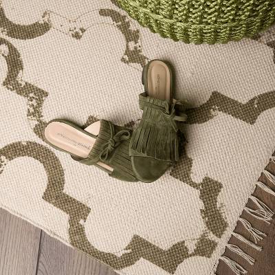 Detailaufnahme Teppich in creme und taupe  von heineking24